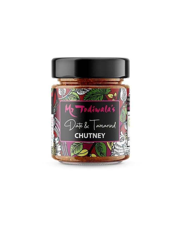 Ramdev Date & Tamarind Chutney - 250g Jar, Sweet & Tangy Indian Condiment